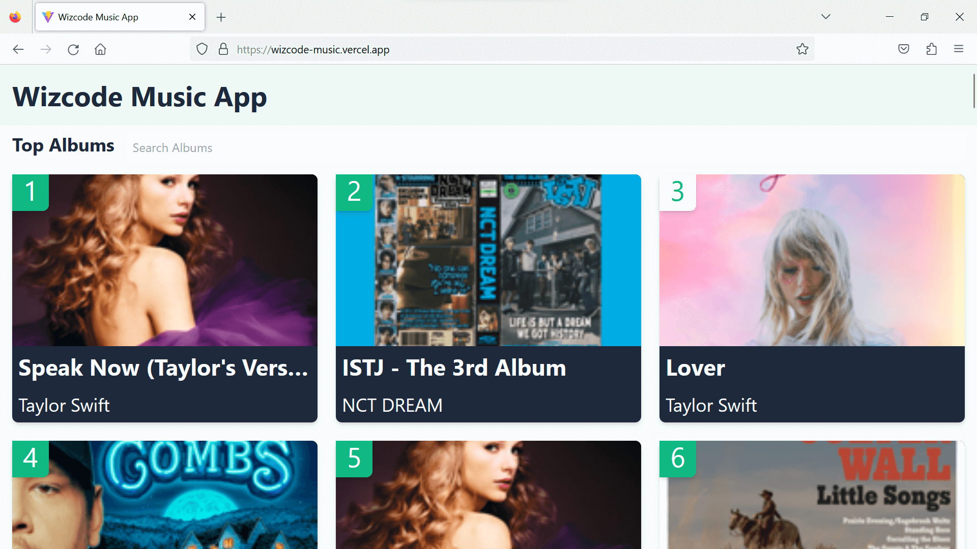 Wizcode App homepage